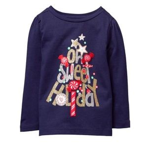NWT! Gymboree Girl's Sweet Holiday Tee! 3T